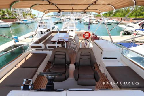 68-Ft-Fairline-Squadron-yacht-rental-in-Cancun-and-Isla-Muejres-by-Riviera-Charters-25