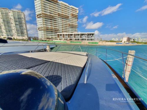 64 Ft Sunseeker Predator yacht rental in Cancun by Riviera Charters 38