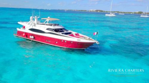 79-Ft-Dyna-Craft-yacht-retnal-in-Cancun-and-Isla-Mujeres-by-Riviera-Charters-3