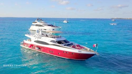 79-Ft-Dyna-Craft-yacht-retnal-in-Cancun-and-Isla-Mujeres-by-Riviera-Charters-7