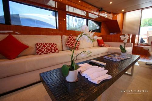 79 Ft Dyna Craf yacht rental in Cancun by Riviera Charters 23