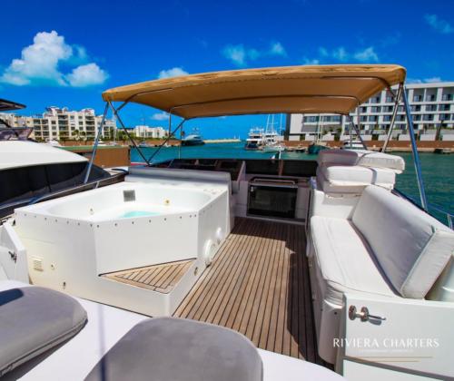 79 Ft Dyna Craf yacht rental in Cancun by Riviera Charters 36