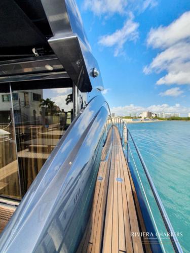 64 Ft Sunseeker Predator yacht rental in Cancun by Riviera Charters 39