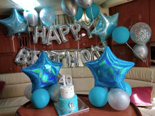 Cancun balloons theme party by Riviera Cahrters 4